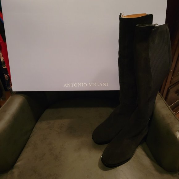 Antonio Melani Valerie Suede Tall Shaft Dress Boots, Size 9  Antonio Melani Boots